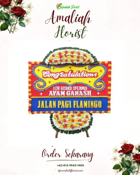 Sewa Papan Bunga Taman Budaya Sentul City